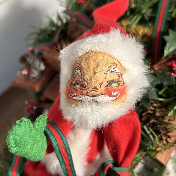 MCM Annalee Santa doll Holiday centerpiece - Picture 7 of 11